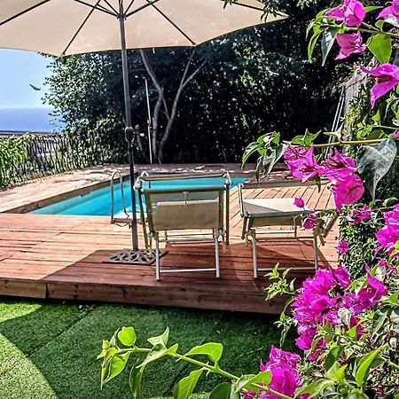Flat With Panoramic Terrace And Private Pool Mt5X3 Apartment Taormina Exterior photo