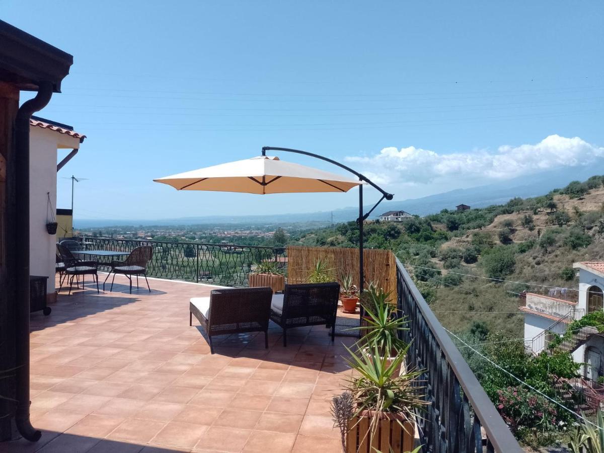 Flat With Panoramic Terrace And Private Pool Mt5X3 Apartment Taormina Exterior photo