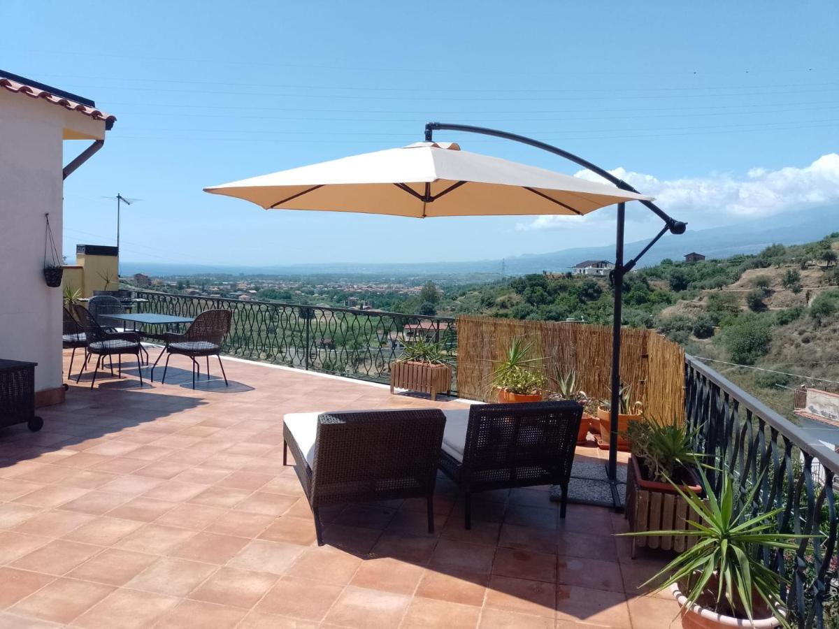 Flat With Panoramic Terrace And Private Pool Mt5X3 Apartment Taormina Exterior photo